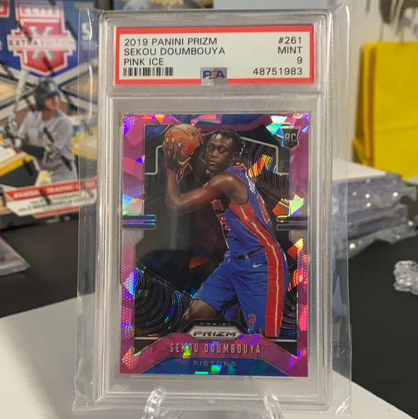 Sekou Doumbouya RC PSA 9 - 2019 Prizm Pink Ice