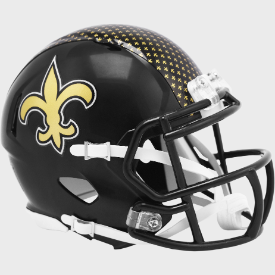 New Orleans Saints Riddell Mini Helmet 2022 Alternate - NFL