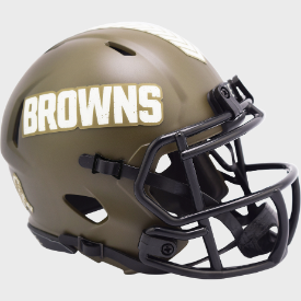 Cleveland Browns SALUTE TO SERVICE NFL Mini Speed Football Helmet