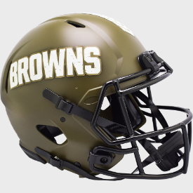 Cleveland Browns SALUTE TO SERVICE Full Size Authentic Speed Football Helmet - NFL