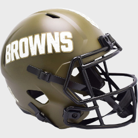 Cleveland Browns SALUTE TO SERVICE Full Size Speed Replica Helmet - NFL