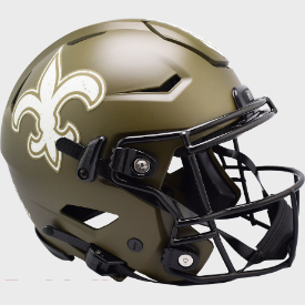 New Orleans Saints SALUTE TO SERVICE Full Size Authentic SpeedFlex Helmet - NFL