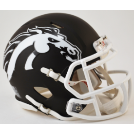 Western Michigan Broncos NCAA Mini Speed Football Helmet Matte Brown - NCAA