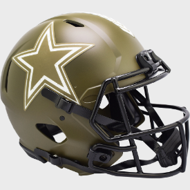 Dallas Cowboys SALUTE TO SERVICE Full Size Authentic Speed Football Helmet - NFL