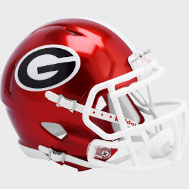 Georgia Bulldogs NCAA Mini Speed Football Helmet FLASH- NCAA