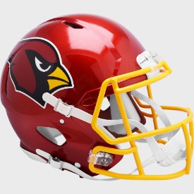 Arizona Cardinals Full Size Authentic Revolution Speed Football Helmet FLASH - NFL