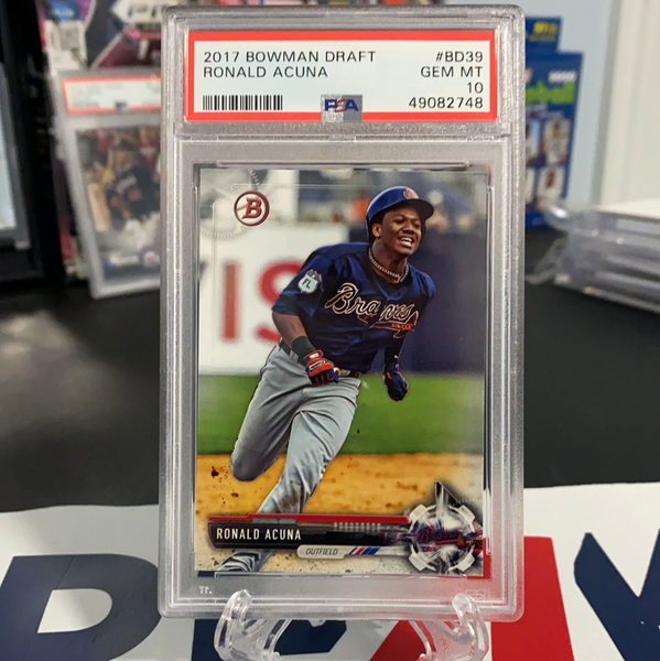 2017 Ronald Acuna Bowman Draft PSA 10 - #BD39