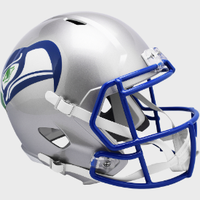 Seattle Seahawks Full Size 1983 to 2001 Speed Replica Throwback Helmet - NFL