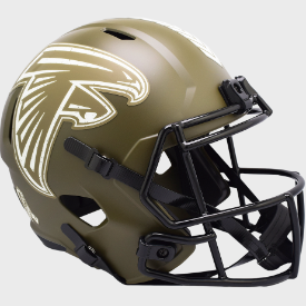 Atlanta Falcons SALUTE TO SERVICE Full Size Speed Replica Football Helmet - NFL