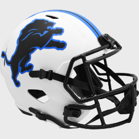 Detroit Lions Full Size Speed Replica Football Helmet LUNAR - NFL
