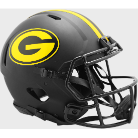 Green Bay Packers Full Size Authentic Revolution Speed Football Helmet ECLIPSE - NFL