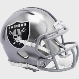 Las Vegas Raiders Mini Speed Football Helmet FLASH - NFL