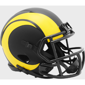 Los Angeles Rams Mini Speed Football Helmet ECLIPSE - NFL