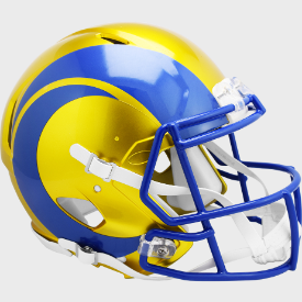 Los Angeles Rams Full Size Authentic Speed Football Helmet FLASH - NFL