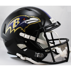 Baltimore Ravens Full Size Speed Replica Football Helmet - NFL