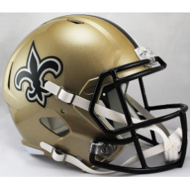 New Orleans Saints Full Size Speed Replica Football Helmet - NFL