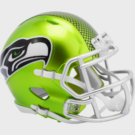 Seattle Seahawks Mini Speed Football Helmet FLASH - NFL