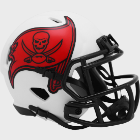 Tampa Bay Buccaneers Mini Speed Football Helmet LUNAR - NFL