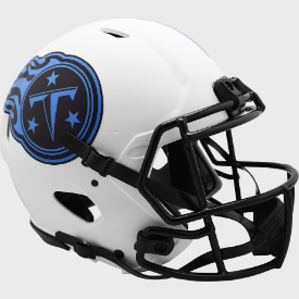 Tennessee Titans Full Size Authentic Revolution Speed Football Helmet LUNAR - NFL